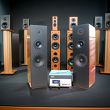 Dàn loa cây V390-A800 vân gỗ (gồm 1 Âm ly A800 + 2 loa cây V390)