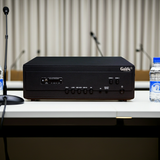 Cục đẩy công suất A958PU_TH-2K Goldsound (công suất 2000w, 2 phân vùng đầu ra, đủ kết nối Bluetooth, RCA, AV, USB)