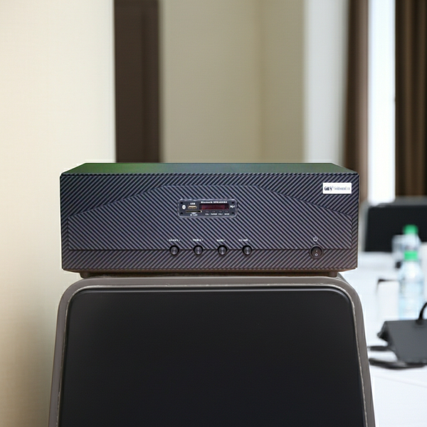 Cục đẩy công suất A938-2K Goldsound (công suất 1500w, 2 phân vùng đầu ra, đủ kết nối Bluetooth, RCA, AV, USB)