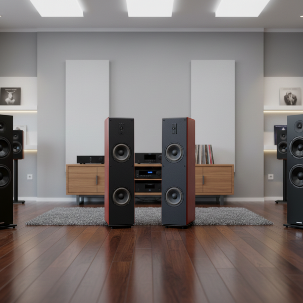 Dàn loa cây V300-A918 Vân gỗ (01 A918 + 02 loa V300 + 01 vang + Micro không dây) - Hàng trưng bày đồng giá cuối năm