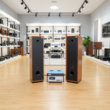 Dàn loa cây V390-A800 vân gỗ (gồm 1 Âm ly A800 + 2 loa cây V390)