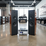 Dàn loa cây V390-A800 vân gỗ (gồm 1 Âm ly A800 + 2 loa cây V390)