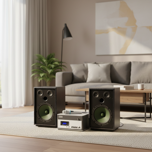 Dàn loa cây V380-A800 (Amply A800 + 2 Loa cây V380) - Hàng trưng bày đồng giá cuối năm