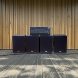 Dàn Amply A917PU-4K + 4 V230NT, Amply 4 - 6 vùng âm lượng, loa được thiết kế riêng, bật lớn không tạp âm, miễn phí công lắp đặt, bảo hành dài hạn 12 tháng