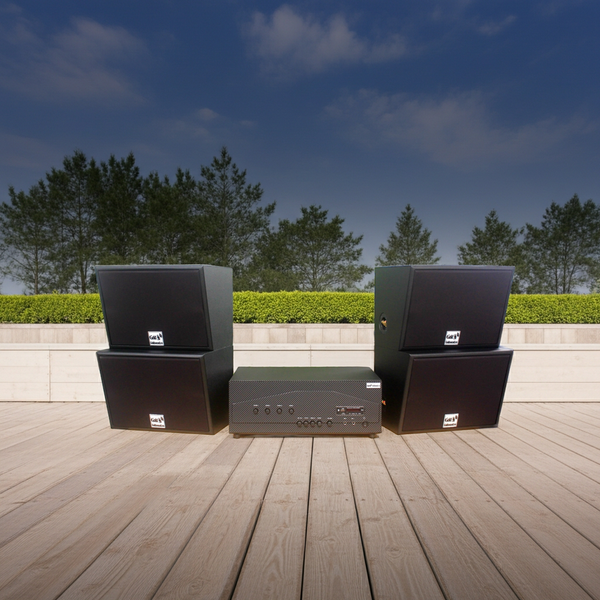 Dàn loa treo tường: Amply A917-4K + 4 loa V130NT, Amply 4 - 6 vùng âm lượng, loa được thiết kế riêng, bật lớn không tạp âm, miễn phí công lắp đặt, bảo hành dài hạn 5 năm.