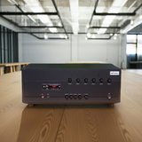 Loa âm trần thông báo, phát nhạc nền tự động: A384-6K Goldsound 6 vùng âm lượng 1200w + 6 loa âm trần Goldsound VAT28, Amply 4 - 6 vùng âm lượng, loa được thiết kế riêng cho quán, bật lớn không tạp âm, miễn phí công lắp đặt, bảo hành dài hạn 5 năm.