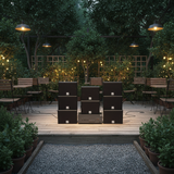 Dàn loa sân vườn: Amply A917 - 4K  + 8 loa V130NT, Amply 4 - 6 vùng âm lượng, loa được thiết kế riêng, bật lớn không tạp âm, miễn phí công lắp đặt, bảo hành dài hạn 5 năm.