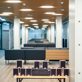 Loa thông báo phát nhạc nền tự động Gold4cafe 10.0 màu vân gỗ(amply + 10 loa), Amply 1200w - 2 vùng âm lượng, loa được thiết kế riêng cho quán, bật lớn không tạp âm, bảo hành dài hạn 5 năm.