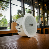 Loa âm trần VAT11 (11w, có gắn biến áp) dùng làm loa thông báo, loa phát nhạc nền trong không gian như siêu thị, nhà hàng, quán cafe, trung tâm thương mại