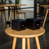 Loa thả trần V55TR-PU_TH phủ da PU màu đen (số lượng 1 loa), công suất 55w, loa bass 4 inch, kích thước rộng 19 cm, cao 19 cm, sâu 21 cm, bảo hành dài hạn 5 năm.