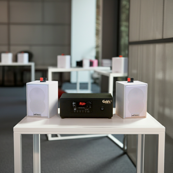 Dàn loa treo tường thông báo phát nhạc nền: 1 Amply A2.0 + 2 loa treo tường thông báo phát nhạc nền tự động V12, Amply, loa được thiết kế riêng cho quán, bật lớn không tạp âm, bảo hành dài hạn 5 năm.