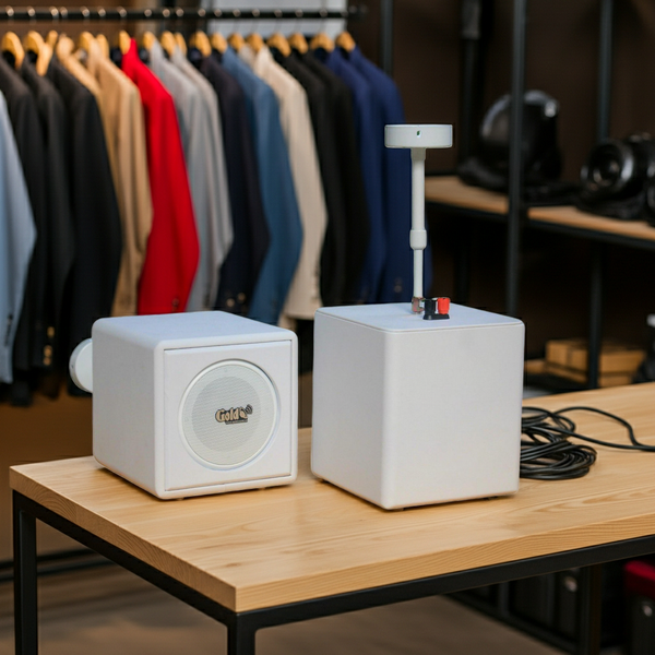 Loa thả trần V55TR-PU_TH phủ da PU màu trắng (số lượng 1 loa), công suất 55w, loa bass 4 inch, kích thước rộng 19 cm, cao 19 cm, sâu 21 cm, bảo hành dài hạn 5 năm.