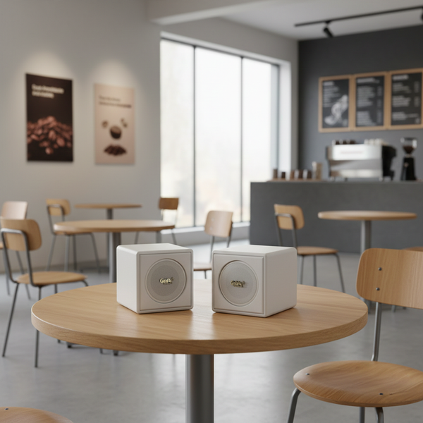 Loa thả trần V55TR-PU_DA phủ da PU màu trắng (số lượng 1 loa), công suất 55w, loa bass 4 inch, kích thước rộng 19 cm, cao 19 cm, sâu 21 cm, bảo hành dài hạn 5 năm.