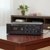 Amply A120-100V: âm ly phóng thanh (công suất 120w, bluetooth, USB, TF Card, AUX)