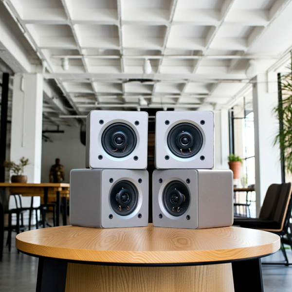 Loa âm trần thông báo, phát nhạc nền tự động: Combo Amply A400+ 4loa âm trần VAT25