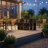 Loa treo tường phát nhạc nền quán cafe, nhà hàng: Amply A1800 Goldsound 4 vùng âm lượng 1800w + 18 loa Goldsound V25C 25W, Amply 4 - 6 vùng âm lượng, loa được thiết kế riêng cho quán