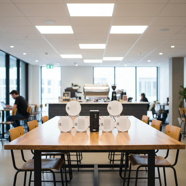 Loa âm trần thông báo, phát nhạc nền tự động: AMT156 Goldsound 200w + 6 loa âm trần Goldsound VAT38 38w, loa được thiết kế riêng cho quán, bật lớn không tạp âm, miễn phí công lắp đặt, bảo hành dài hạn 5 năm