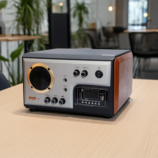 Amply cho quán cafe: 300w Gold4cafe - Bluetooth, Micro.