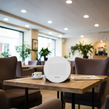 Loa âm trần thông báo, phát nhạc nền: Âm ly Amply A501 + 4 VAT38, loa được thiết kế riêng cho quán, bật lớn không tạp âm, miễn phí công lắp đặt, bảo hành dài hạn 5 năm.