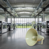 Loa thông báo nhà xưởng: 1 Amply A850F + 04 Ne85w, Amply 5 vùng, loa được thiết kế riêng, bật lớn không tạp âm, miễn phí công lắp đặt, bảo hành dài hạn 12 tháng