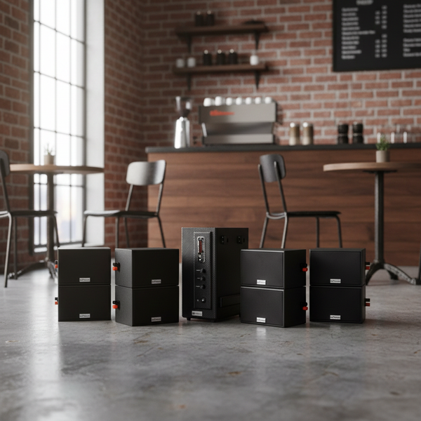 THANH LÝ dàn âm thanh quán [Amply 150w + 6 loa 15w Goldsound] - BH 6 tháng