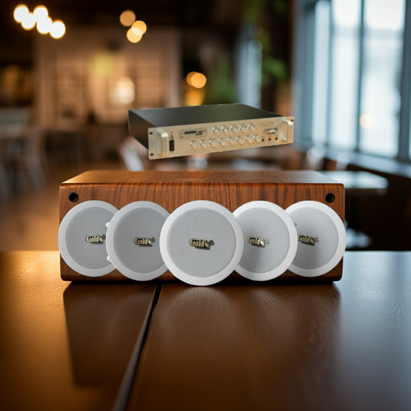 Loa âm trần VAT15_TH Goldsound (Số lượng 01 loa), Bass 10 cm, công suất thực 15w, Thiết kế hình tròn, hoàn toàn màu trắng, sang trọng, độ thẩm mỹ cao