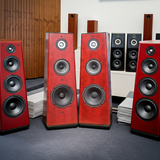 Cặp loa cây V360 - Vân gỗ đỏ