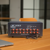 Bộ phát nhạc thông báo tích hợp Bàn Micro chọn vùng (8 vùng) BXL-8K Goldsound, Thiết kế chuyên nghiệp, Tiện lợi sử dụng, Chế độ bảo hành 5 năm