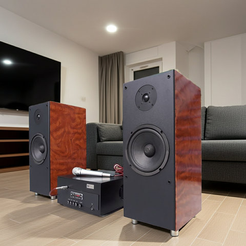 Dàn karaoke gia đình V385-A900 (Âm ly 900w+ cặp loa V385) Goldsound