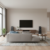 Cặp loa cây V360 - Vân gỗ đen