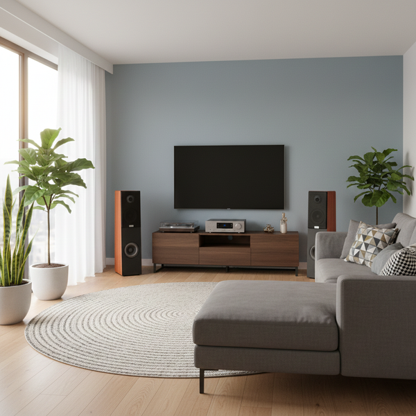 Cặp loa cây V300 vân gỗ