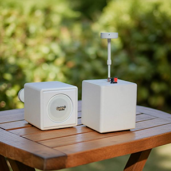 Loa thả trần V55TR-PU_DA phủ da PU màu trắng (số lượng 1 loa), công suất 55w, loa bass 4 inch, kích thước rộng 19 cm, cao 19 cm, sâu 21 cm, bảo hành dài hạn 5 năm.