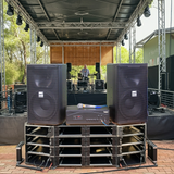 [Diện tích 60m2 + 2 Kênh] M238: Đẩy 1200w + 2 V238A + 2 Micro dây