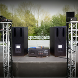 [Diện tích 60m2 + 2 Kênh] M238: Đẩy 1200w + 2 V238A + 2 Micro dây