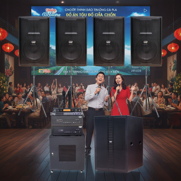 Top 5 Loa Karaoke Phòng VIP Nhà Hàng, Quán Ăn -  Khuyến mại tặng Mixer 12 kênh