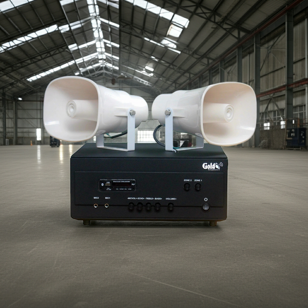 [Loa thông báo] Amply A907PU-100V + 2 Ne20w, Amply hai vùng âm lượng, loa được thiết kế riêng, bật lớn không tạp âm, miễn phí công lắp đặt, bảo hành dài hạn 12 tháng