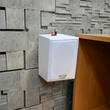 Loa vệ tinh treo tường V25C màu trắng (số lượng 01 loa), công suất 25w, loa bass 4 inch, treble 5 cm, kích thước rộng 17 cm, cao 24 cm, sâu 22.5 cm, bảo hành dài hạn 5 năm.