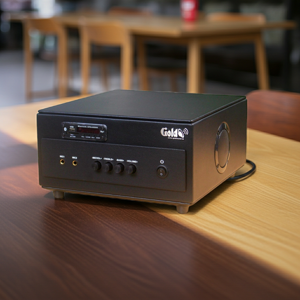 Amply A154PU_SG Bluetooth (150w, đủ kết nối Bluetooth, RCA, AV, USB)