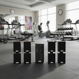 Dàn loa thông báo phát nhạc nền tự động Gold4cafe_DA 8.0 (01 Amply + 08 loa treo tường), Amply 2 vùng âm lượng, loa được thiết kế riêng cho quán, bật lớn không tạp âm, bảo hành dài hạn 5 năm.