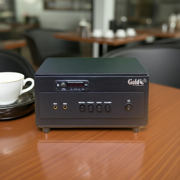 Amply A154PU Bluetooth (150w, đủ kết nối Bluetooth, RCA, AV, USB)