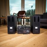 Dàn âm thanh M258 Pro: Đẩy 1200w + 2 V258 + 1 Vang + 2 Micro