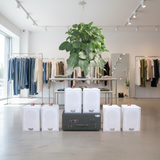 Loa treo tường thông báo, phát nhạc nền tự động A907PU-2K Goldsound 2 vùng âm lượng 900w + 6 loa Goldsound V25C màu trắng, loa được thiết kế riêng cho quán, bật lớn không tạp âm, miễn phí công lắp đặt, bảo hành dài hạn 5 năm.