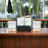 [Diện tích 120m2 + 06 Kênh] A384PU-6K Goldsound 6 vùng âm lượng 1200w + 6 loa Goldsound ngoài trời V50NT-PU 50w, loa được thiết kế riêng cho quán, bật lớn không tạp âm, miễn phí công lắp đặt, bảo hành dài hạn 5 năm.