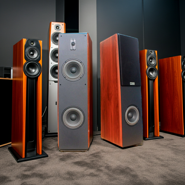 Cặp loa cây V300 vân gỗ