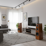 Dàn loa cây cho phòng khách: 1 Amply A800 + 2 loa cây cao cấp V360 - Hàng trưng bày đồng giá cuối năm