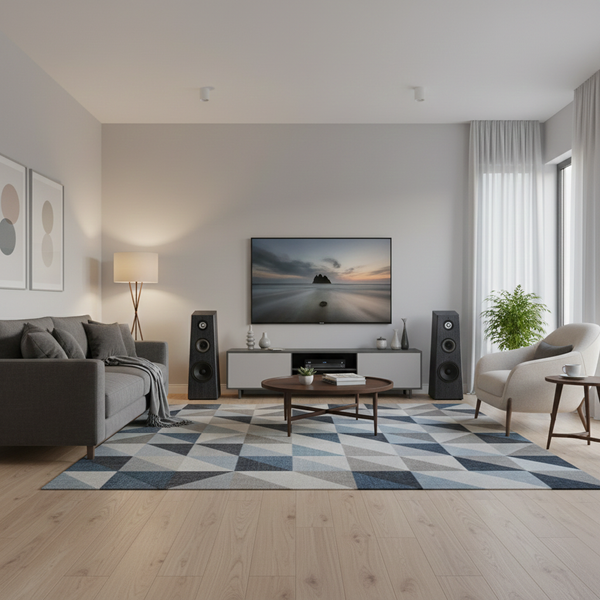 Cặp loa cây V360 - Vân gỗ đen