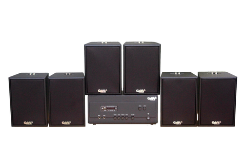 [Diện tích 120m2 + 02 Kênh] A907PU-2K Goldsound 2 vùng âm lượng 900w + 6 loa Goldsound V55C 55w, loa được thiết kế riêng cho quán, bật lớn không tạp âm, miễn phí công lắp đặt, bảo hành dài hạn 5 năm.