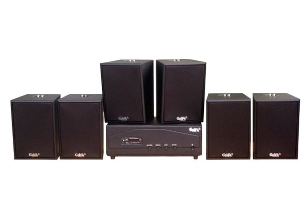 [Diện tích 120m2 + 02 Kênh] A918PU-2K Goldsound 1200w + 6 loa Goldsound V55C 55w, loa được thiết kế riêng cho quán, bật lớn không tạp âm, miễn phí công lắp đặt, bảo hành dài hạn 5 năm