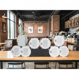 Top 10 loa âm trần, loa thông báo, loa phát nhạc nền tự động cho quán, loa âm trần nhà hàng, yoga, shop, cửa hàng, Amply 4 - 6 vùng âm lượng, loa được thiết kế riêng cho quán, bật lớn không tạp âm, miễn phí công lắp đặt, bảo hành dài hạn 5 năm.