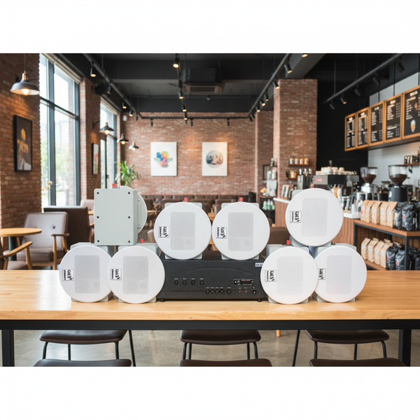 Top 10 loa âm trần, loa thông báo, loa phát nhạc nền tự động cho quán, loa âm trần nhà hàng, yoga, shop, cửa hàng, Amply 4 - 6 vùng âm lượng, loa được thiết kế riêng cho quán, bật lớn không tạp âm, miễn phí công lắp đặt, bảo hành dài hạn 5 năm.